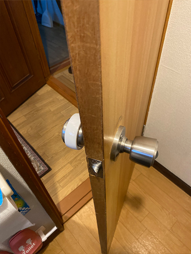浴室ドアノブ